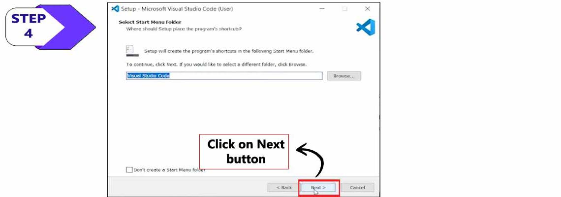 Visual Studio Code install step 4 myschoolhouse.in